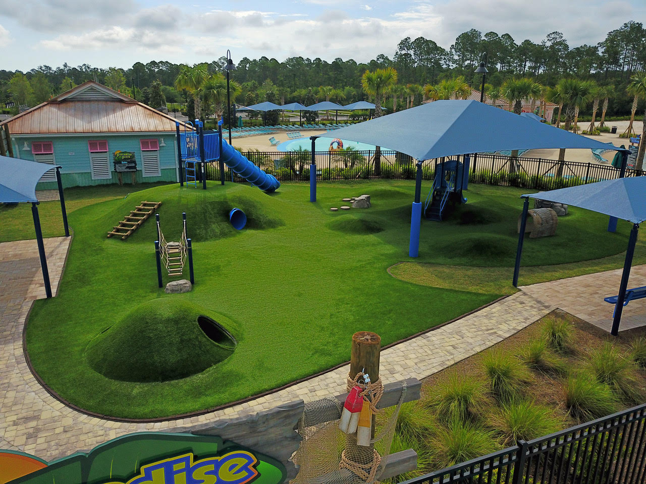 Nocatee Splash Park Playground CADdetails